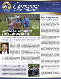 Summer 2016 Germanna Newsletter